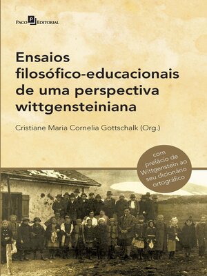 cover image of Ensaios filosófico-educacionais de uma perspectiva wittgensteiniana